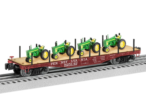 Lionel # 2426150 Penn. 40' Flatcar w/John Deere Tractor Load