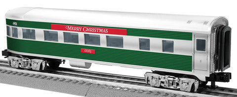 Lionel # 2427900 Christmas Streamlined Observation Coach #12025