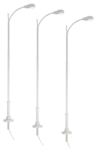 Lionel # 2429240 Single Light Extended Pole Light 3-Pack