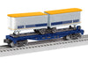Lionel # 2508690 Navy FlatCar w Piggyback Trailers