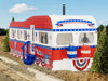 Lionel # 2529220 Patriotic Trailer Home