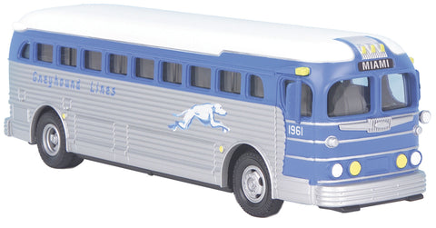 MTH # 30-50040 Greyhound- Miami Die-Cast Bus