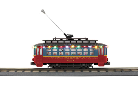 MTH # 30-5255 North Pole Bump-n-Go Trolley w/Multi-Collored LED Lights