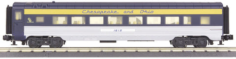MTH # 30-6764 Chesapeake & Ohio60'Streamlined Coach Car