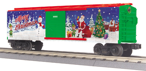 MTH # 30-71113 2022 Christmas Box Car