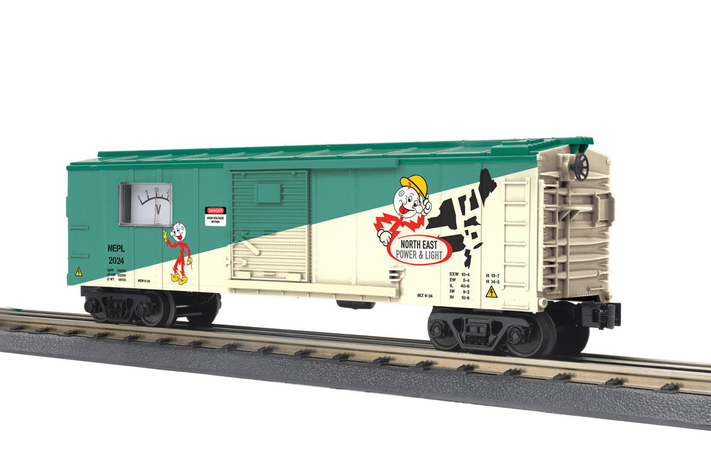 MTH # 30-71188 North East Power & Light Box Car w/Power Meter