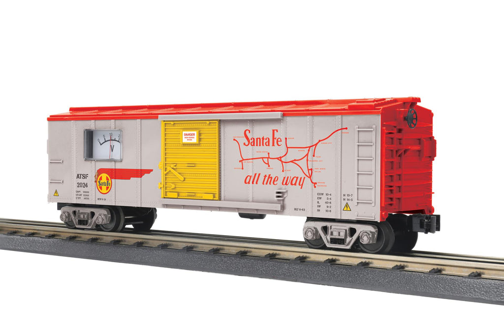 MTH # 30-71189 Santa Fe Power & Light Box Car w/Power Meter