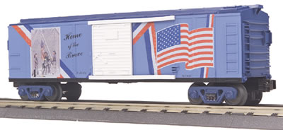MTH # 30-74088 Ground Zero Spirit Flag Raising Box Car