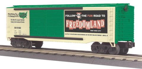 MTH # 30-74130 Freedomland 40' Double-Door Box Car