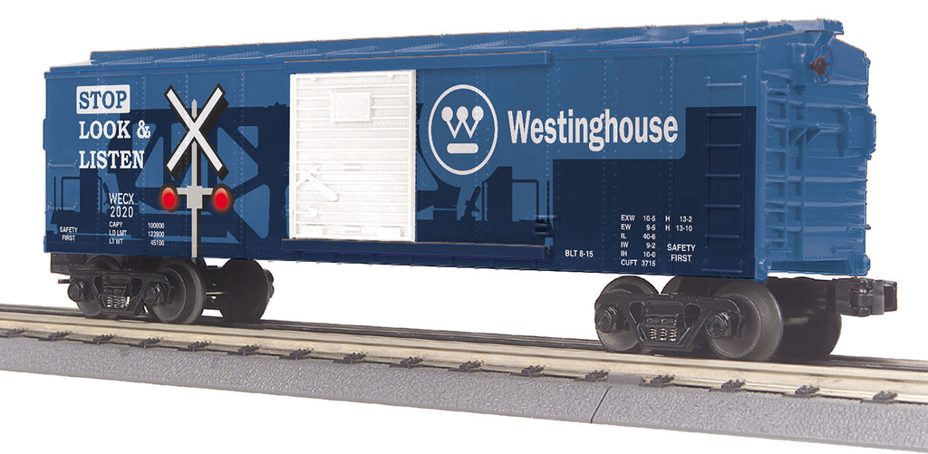 MTH # 30-74975 Westinghouse Box Car w/Blinking LED's
