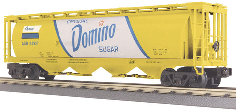 MTH # 30-75112 Domino Sugar 4-Bay Cylindrical Hopper Car