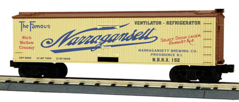 MTH # 78039 Narragansett Ale Reefer Car