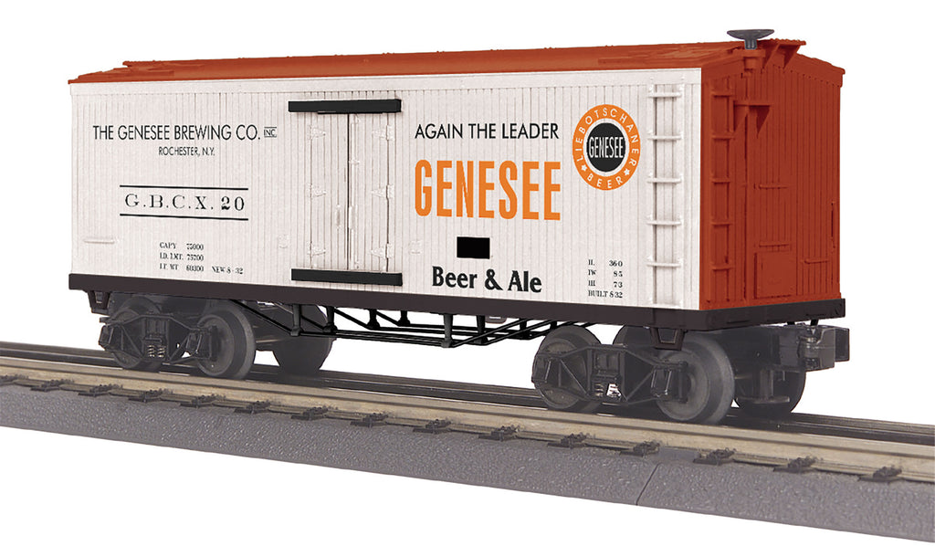 MTH # 30-78211 Genesee Beer 19th Century Reefer Car