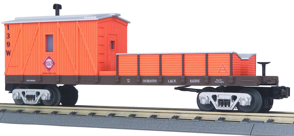 MTH # 30-79030 A&GW-BIG MO CRANE TENDER CAR