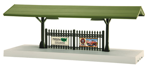 MTH # 30-90315 Green Roof w/Gray Base Passenger Station Platform
