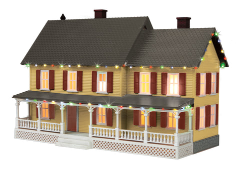 MTH # 30-90589 Country House w/Op Christmas Lights
