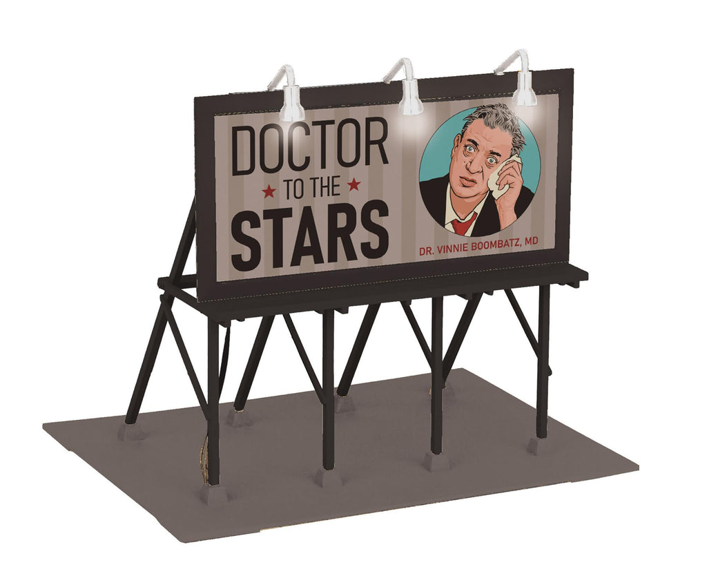 MTH # 30-90702 Dr. Vinnie Boombatz, MD Lighted Billboard