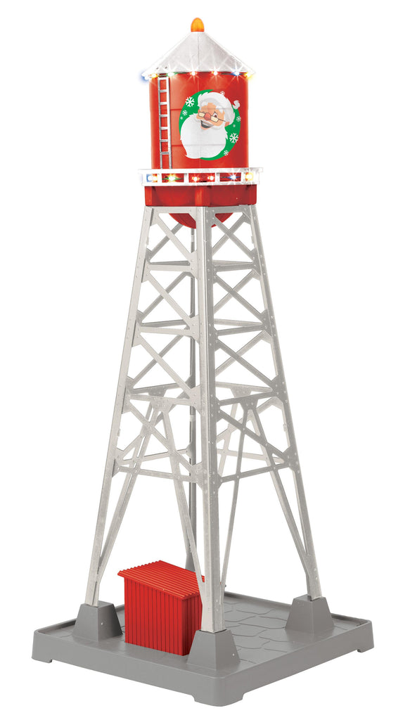MTH # 30-90738 Christmas #193 Industrial Water Tower With LEDs