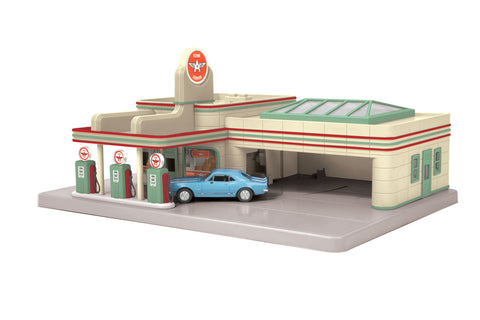 MTH # 30-9197 Operating Gas Station Tidewater Oil