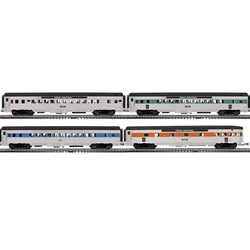 Atlas # 3001483 O Premier 70' Streamline Passenger Penn Central 4 Car Set