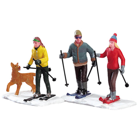 Lemax # 32131 Cross-Country Friends, Set Of 2