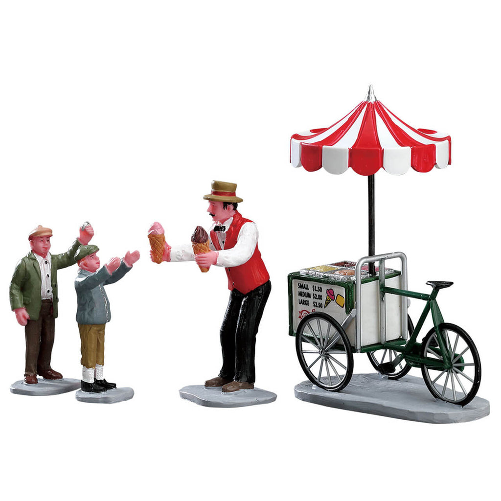 Lemax # 32139 Gelato Cart, Set Of 4