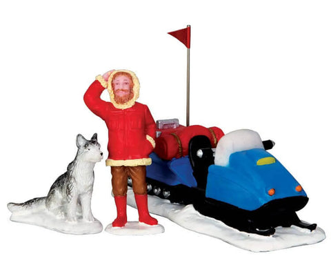 Lemax # 32163 Snowmobile Adventure