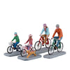 Lemax # 32220 Family Bike Ride, Set of 4