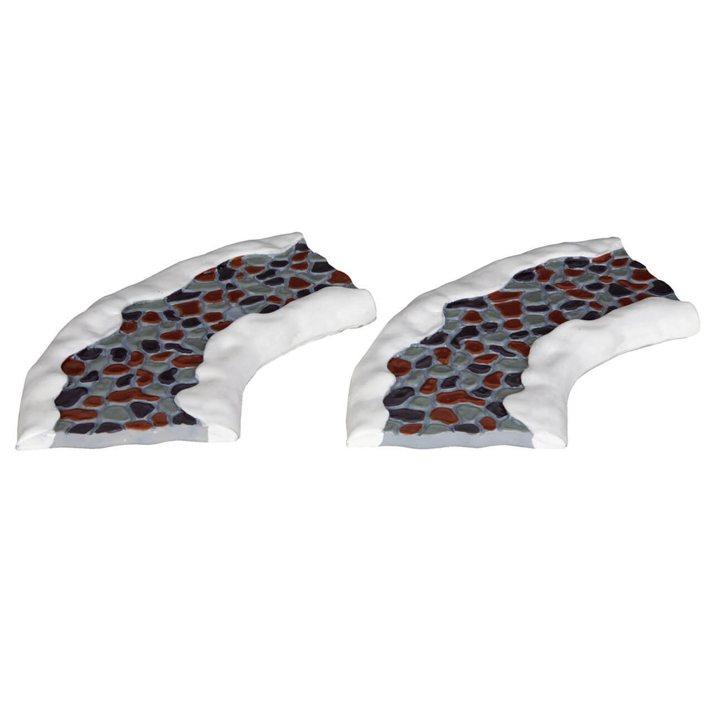 Lemax # 34663 2-Piece Stone Road Curved