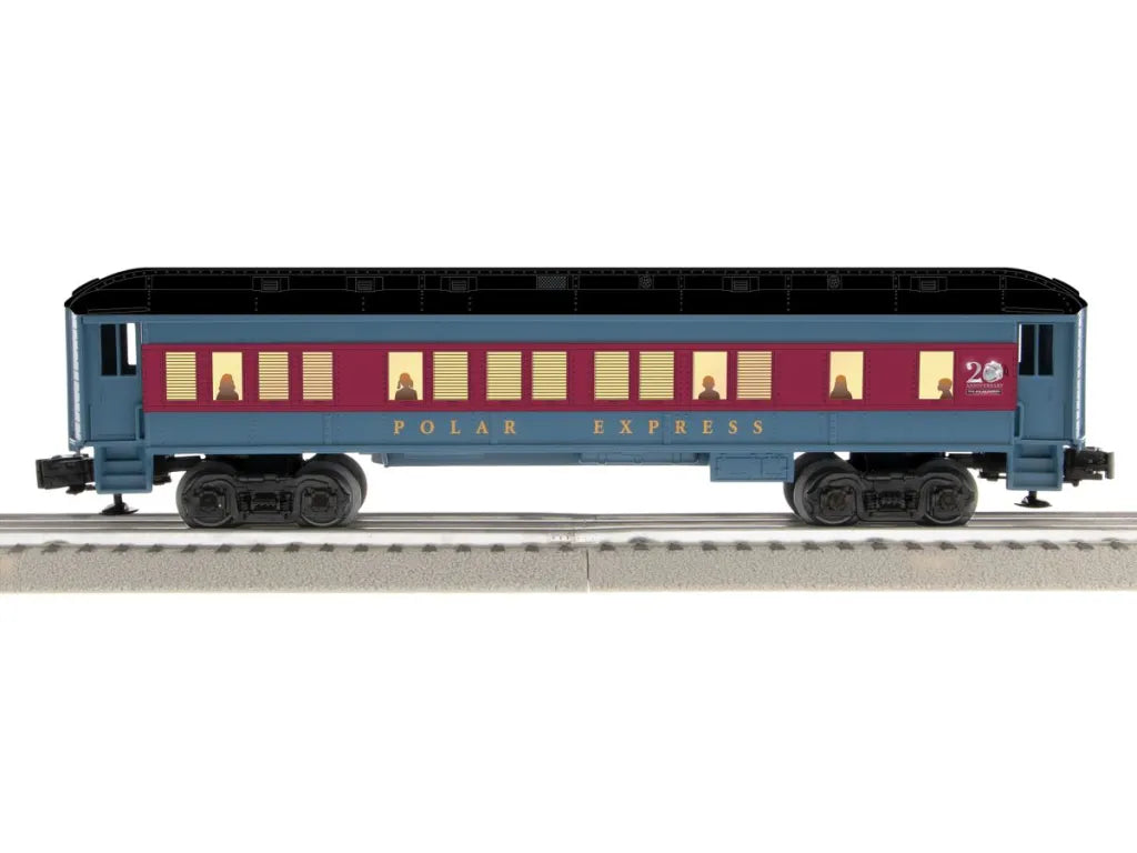 Lionel # 2427990 The Polar Express 20th Anniversary Add-On Coach (Black Roof)