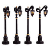 Lemax # 54313 Colonial Street Lamp, Set of 4
