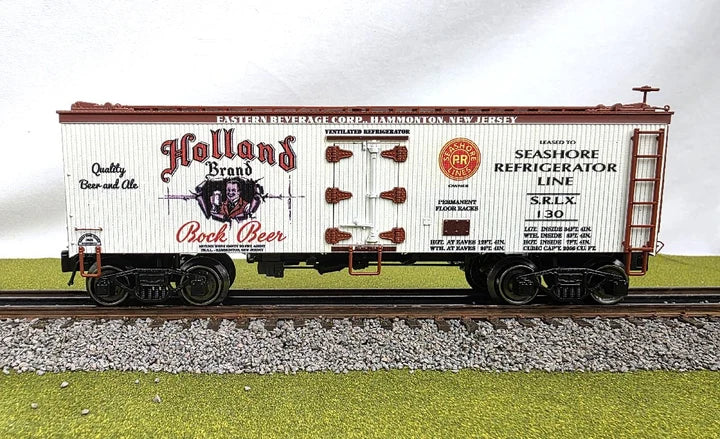 RMT # 86199-51 HOLLAND BEER-PRSL 36ft WOOD SIDE REEFER CAR
