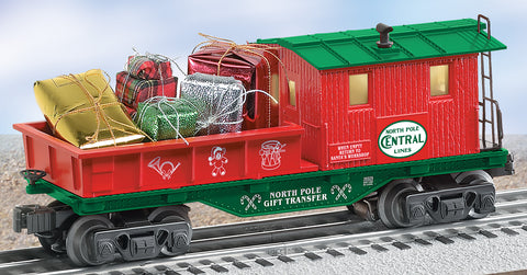 Lionel # 36529 North Pole Central Work Caboose with Presents