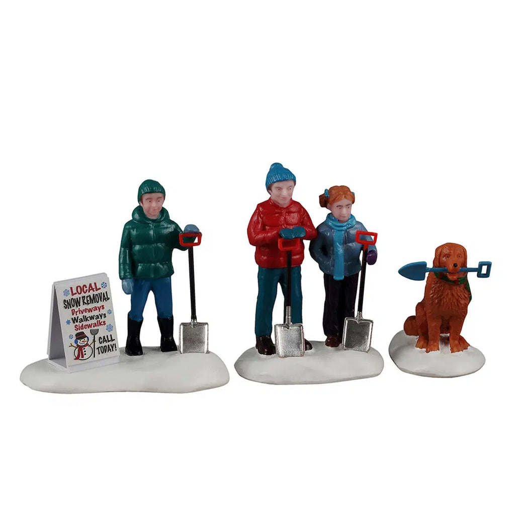 Lemax # 62623 Neighborhood Snow Shovelers