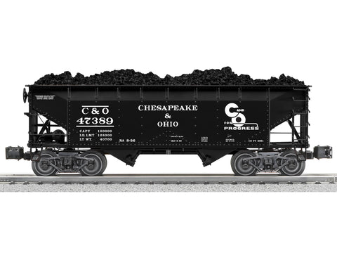 Lionel # 27974 Chesapeake & Ohio Scale Offer Hopper #47378