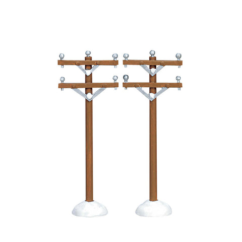 Lemax # 64461 Telephone Poles Set Of 2