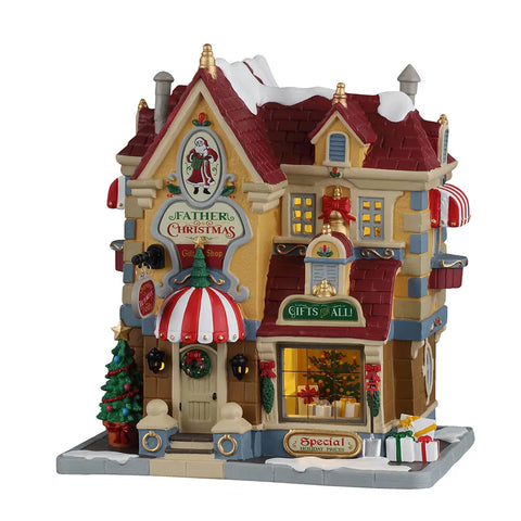 Lemax # 65562 Father Christmas Gift Shop