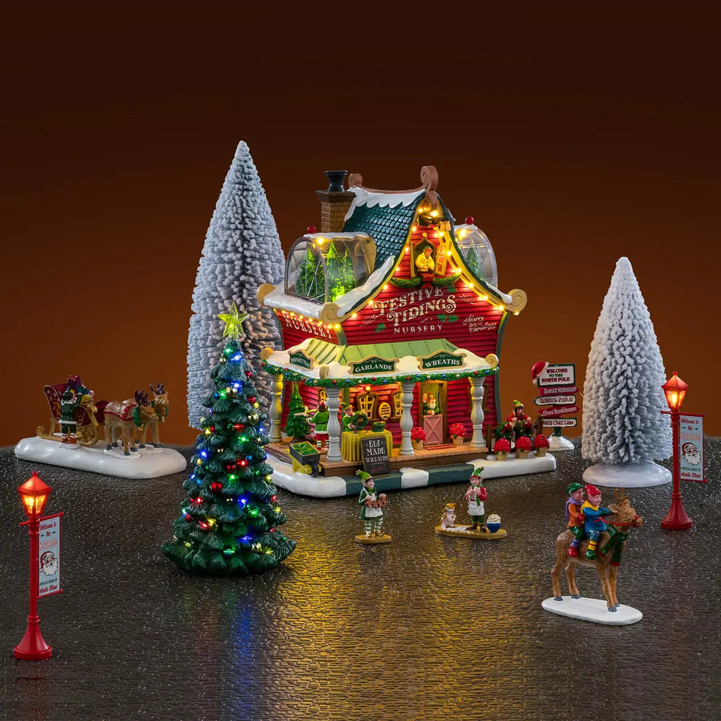 Lemax # 66708 Festive Tidings Nursery Set