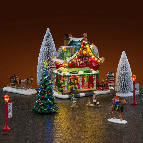 Lemax # 66708 Festive Tidings Nursery Set
