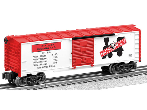 Lionel # 81075 Indiana Avenue Monopoly BoxCar
