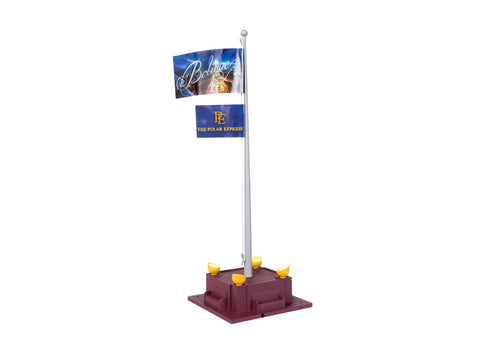 Lionel # 85271 The Polar Express PEP Illuminated Flagpole