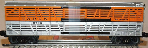 Lionel # 81675 D&RGW Bi-Level Stock Car # 63795