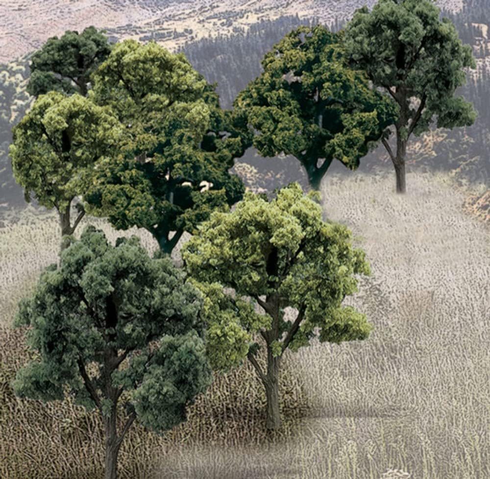 Woodland Scenics # TR1572 Deciduous Trees Mixed Green Colors