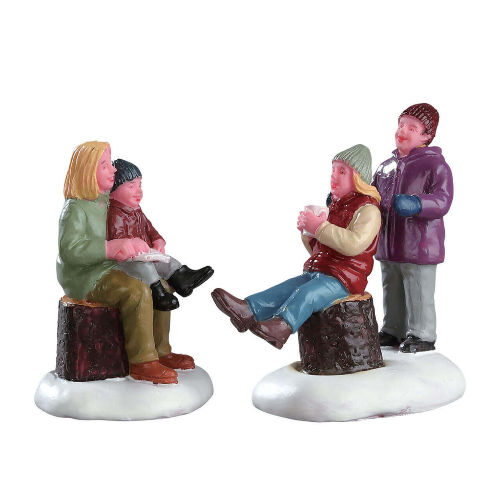 Lemax # 72524 Quality Time With Mom, Set Of 2