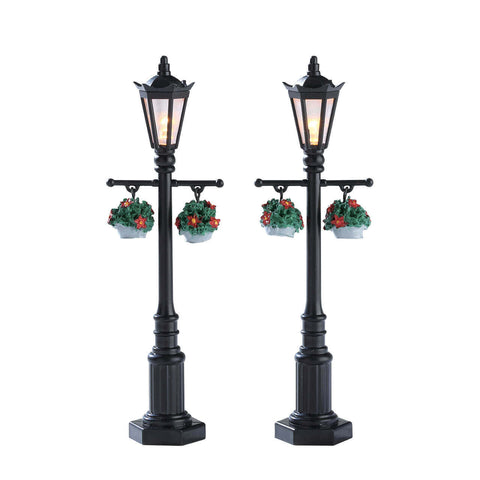 Lemax # 74231 Old English Lamp Post Set Of 2