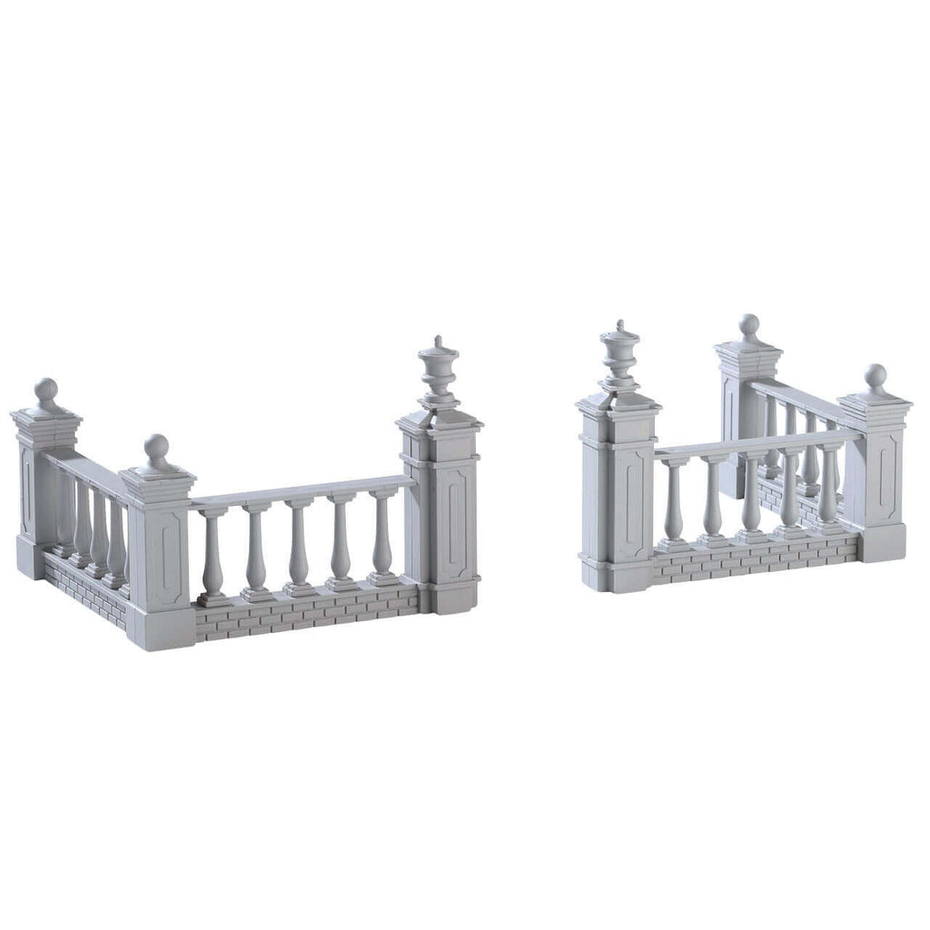 Lemax # 74237 Plaza Fence, Set Of 4