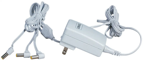 Lemax # 74706 4.5V 3-Output Adapter White Fixed US  Plug