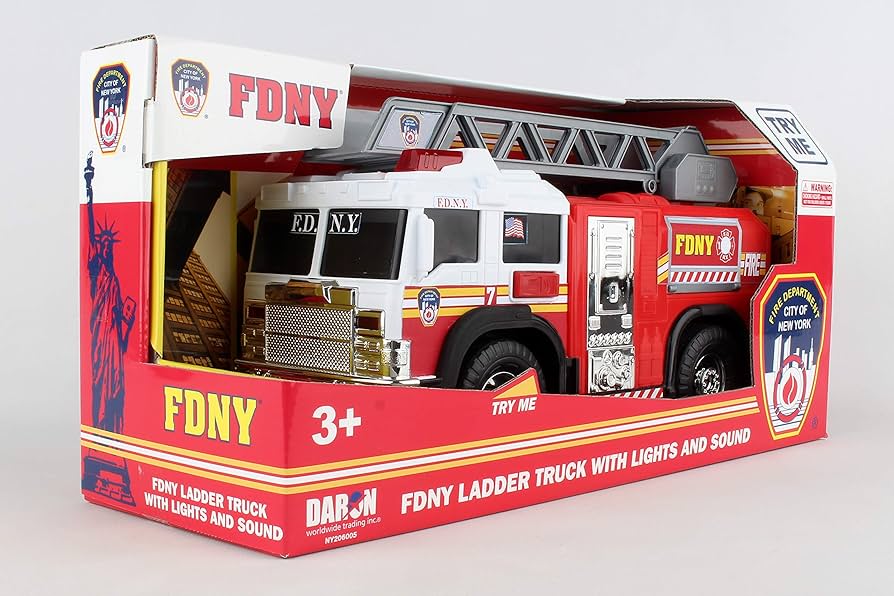 Daron # NY206005 FDNY Ladder Truck w/Lights & Sound