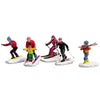 Lemax # 92357 Winter Fun Figurines Set Of 5