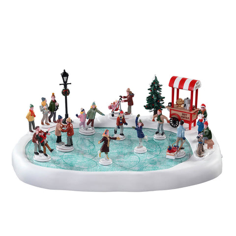 Lemax # 94048 Village Skating Pond With Sound